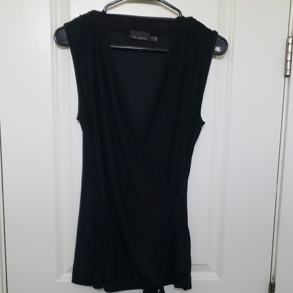 The Limited Black Wrap Blouse - Picture 3 of 6